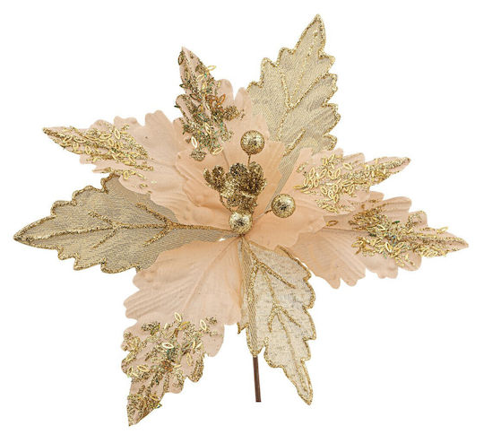 Lianos Weihnachtsdekoration Blume Länge 32cm.