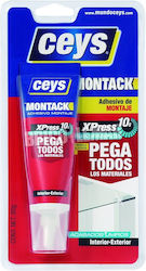 Ceys Montack Xpress Construction & Heavy Duty Glue Transparent 80ml Ceys Montack Xpress Construction & Heavy Duty Glue Transparent 80ml