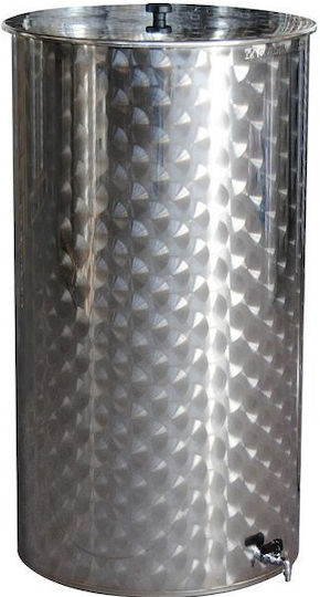Stabplast Δοχείο Inox Κλειστού Τύπου Κωνικό 100lt Φ45.5