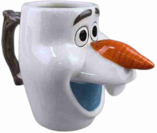 Ornament de masă de Crăciun Cană Ceramic Alb