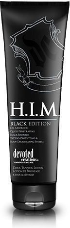 Devoted Creations H.I.M Black Edition Solarium Lotion Σώματος 251ml