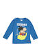 Kinderhemd Langarm Blau