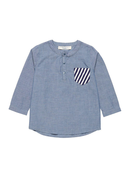 Sense Organics Kids Blouse Long Sleeve Blue