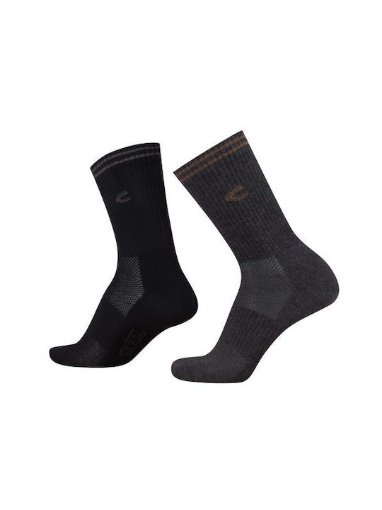 Camel Active Men's Socks Black/Grey 2Pack