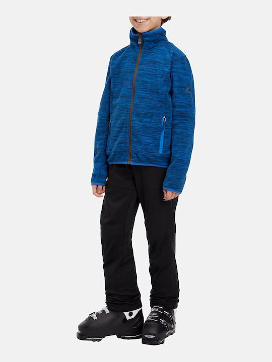 Mc Kinley Kinderstrickjacke Fleece Blau