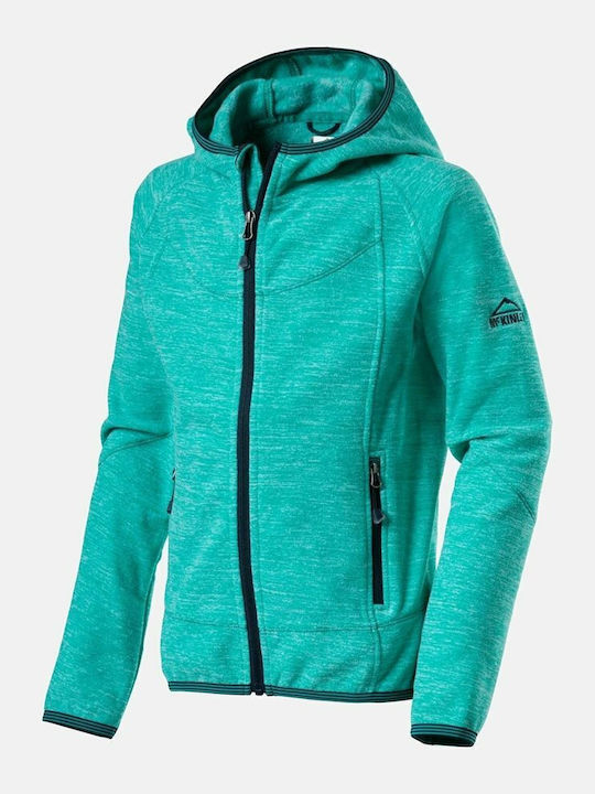 Mc Kinley Cardigan pentru copii cu Glugă Verde ...