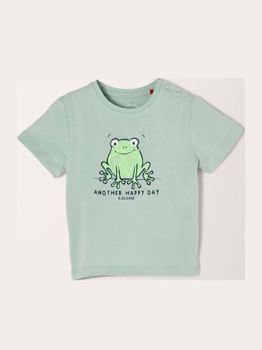 Παιδικό T-shirt πράσινο ανοιχτό