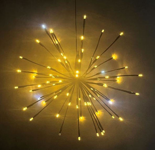 Evivak Weihnachtlicher Dekorativer Anhänger Stern Beleuchtet Kunststoff 1Stück