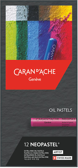 Caran D'ache Λαδοπαστέλ 12 Χρωμάτων