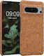KWmobile Cork Back Cover Plastic Waterproof Brown (Google Pixel 8 Pro)