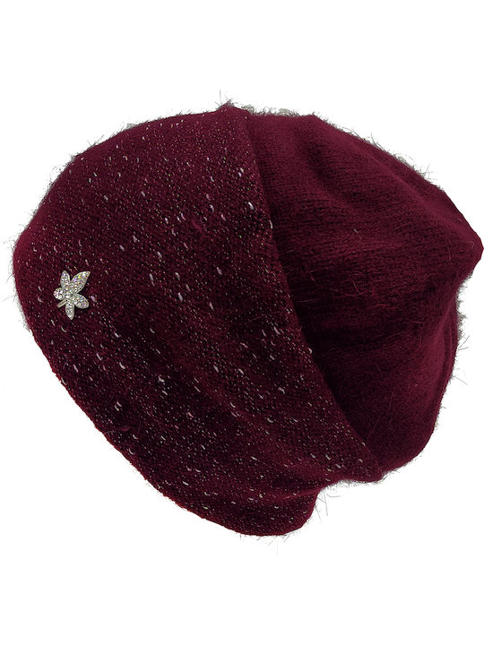 Gift-Me Beanie Frauen Beanie Gestrickt in Rot Farbe