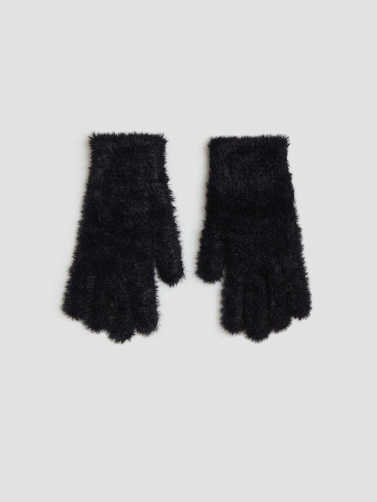 Make your image Women's Gloves with Fur Black