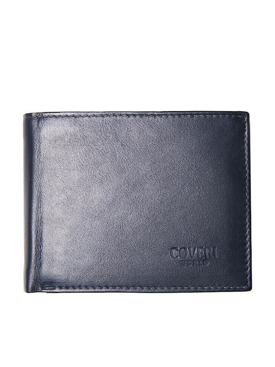 Coveri Leather Men's Wallet Classic Blue