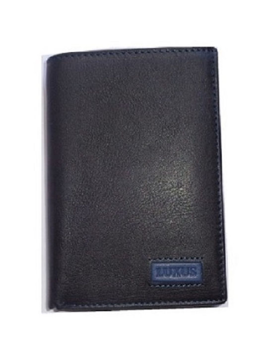 Luxus Men's Leather Wallet Black