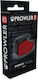 Prowler BDSM Maske in Rot Farbe