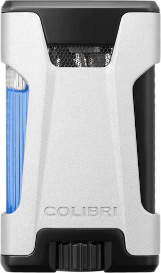 Colibri Αντιανεμικός Αναπτήρας Φλόγας Τύπου Jet σε Λευκό χρώμα