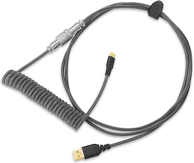 Redragon A115B Type C USB Coiled Spring Wire Cable (28.13.0017)