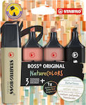 Stabilo Boss Markere de Subliniere Nature - No color reference. 4buc