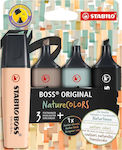 Stabilo Boss Highlighters Nature - No color reference. 4pcs