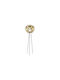 Slamp Floor Lamp H170xW50cm. with Socket for Bulb E27 Gold