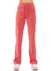Be:Nation Παντελόνι Γυναικείας Φόρμας Κόκκινο Βελουτέ
