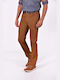 Men's Elastic Trousers Tabac