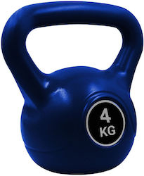 Factory Kettlebell από PVC 4kg Μπλε Factory Kettlebell από PVC 4kg Μπλε