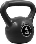 Factory Black PVC Kettlebell 4kg