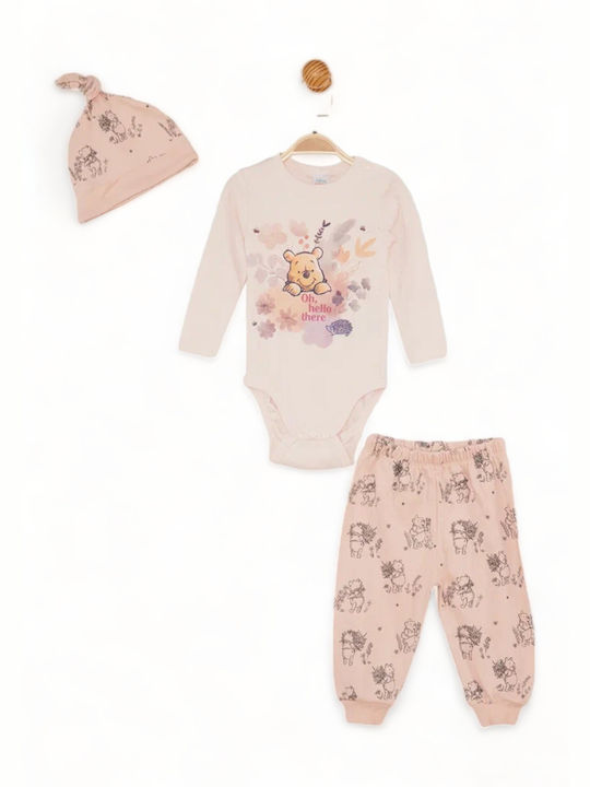 Cimpa Baby Bodysuit Set Powder