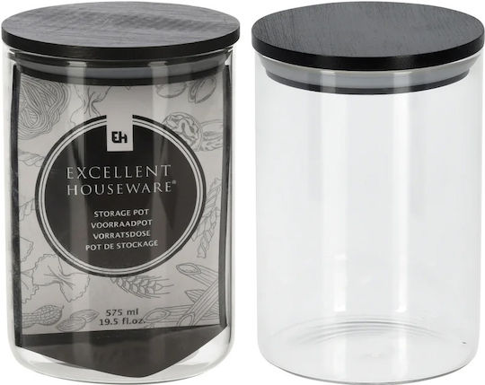 Excellent Houseware Vaza Uz General cu capac Sticlă Transparent 575ml Excellent Houseware Vaza Uz General cu capac Sticlă Transparent 575ml