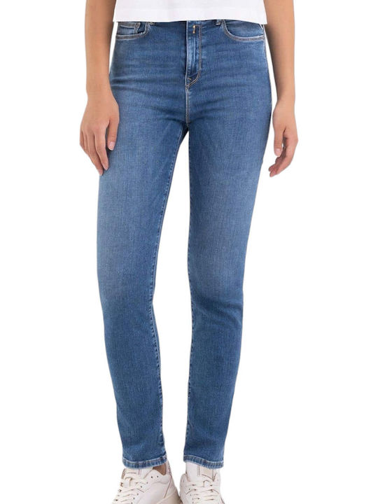 Replay Damen Stoff Hose Blau