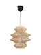 Viokef Pendant Light Beige with Socket E27 40x470x47cm