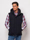 Sleeveless Winter Jacket Puffer Blue