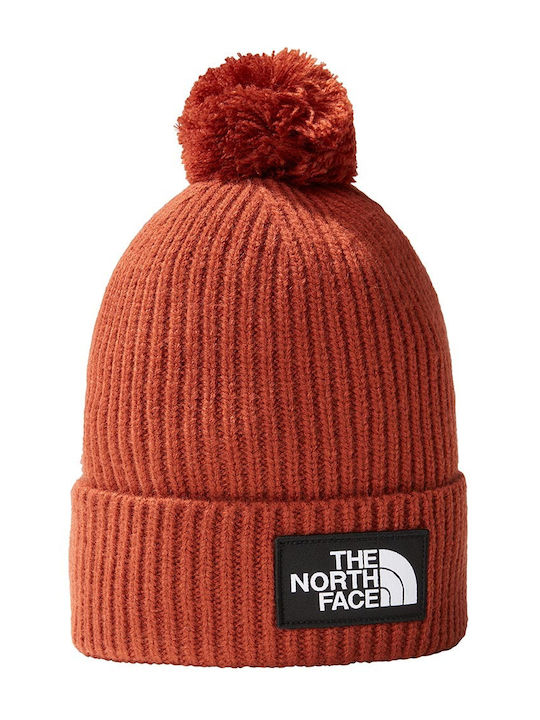 The North Face Knitted Beanie Cap Orange