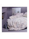 Kentia Duvet Queen 220x240cm Beatrice Blue-Caramel Kentia 300 GSMGsm