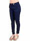 Dama Tesatura Pantaloni Albastru