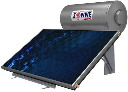 Sonne Ηλιακός Θερμοσίφωνας 160lt Glass Τριπλής Ενέργειας Αντλίας Θερμότητας 2.4τ.μ. Οριζόντιος Επιλεκτικός