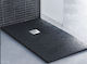 Sanitec Ceramic Shower White Flat 150x80x4.4cm