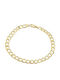 Rubini Gold Chain Hand 14K Wide Thickness 6mm and Length 20cm