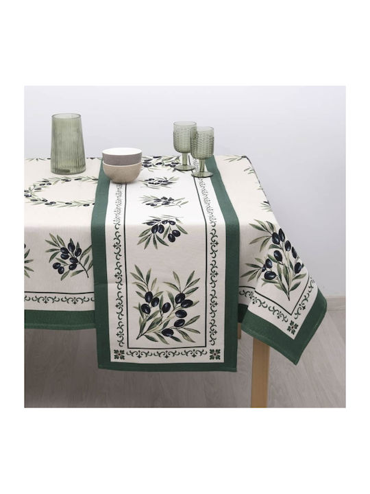 Dimeco Tablecloth Olivia Green 140x180cm