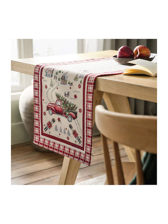 Gofis Home Christmas Tablecloth Runner L140xW42cm 1pcs