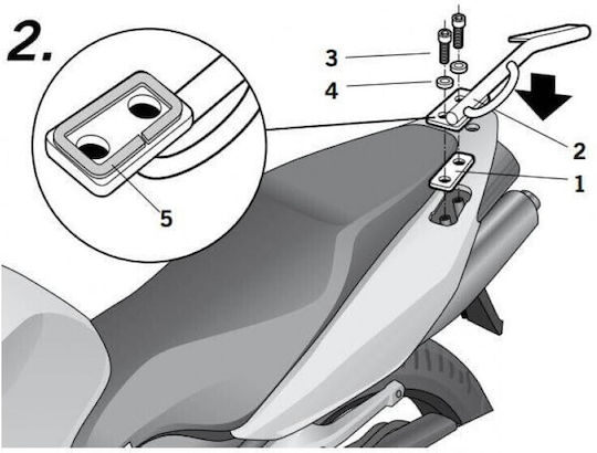 Shad Gehäuse-Halterungen für Honda VFR