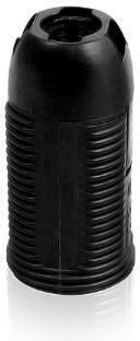 Lineme Power Socket with Socket E14 in Black color Set 1pcs 15-00128-2