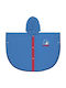 Sonic Waterproof Kids Casual Long Jacket with Hood Blue