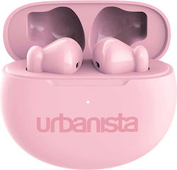 Urbanista Austin Earbud Bluetooth Handsfree Headphone Sweat Resistant and Charging Case Pink Blossom