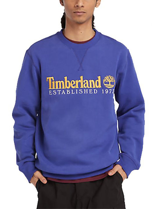 Timberland Logo Herren Sweatshirt Blau