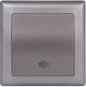 Mutlusan Daria Schalterknopf in Gray Farbe 10558