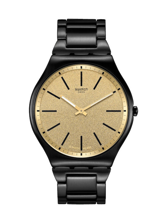 Swatch Unisex Men's Watch 42mm Battery with Bla...