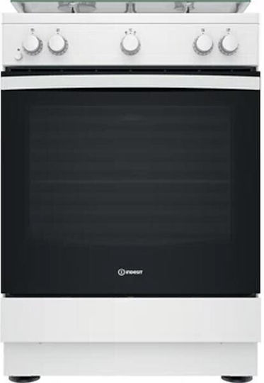Indesit Gasherd 71Es B60cm. White