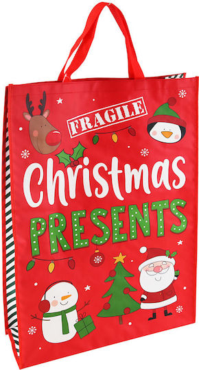 XMASfest Plastik Weihnachtlich Tasche für Geschenke 50x18x75cm.